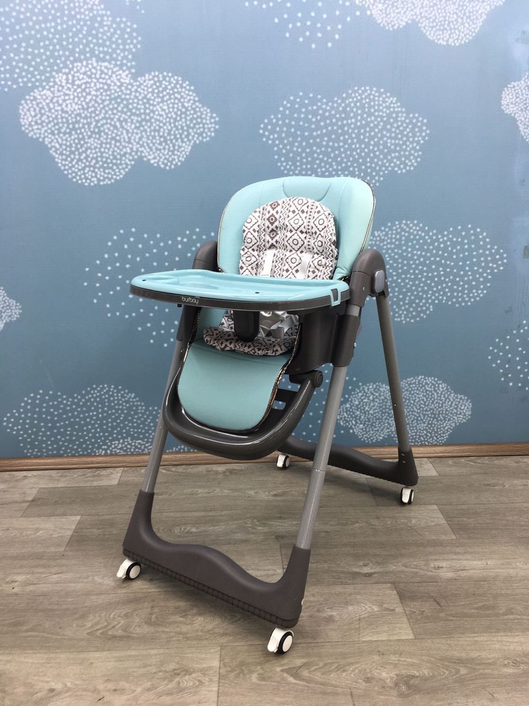 Uşaq yedizdirmə oturacağı Burbay TB-AG300 azr5679, mavi — Mallar, Bakı
