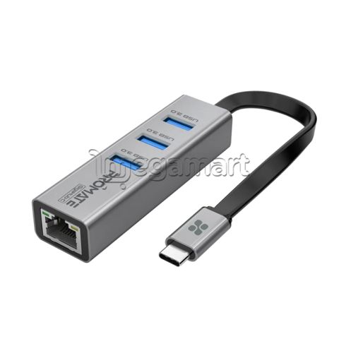 USB hub Promate Adapter Multi-Port Usb-c Hub with Ethernet Adapter. 3 x USB Ports GigaHub-C — 95 ₼ · Bakı · Kabelləri, adapterlər və keçidçilər USB hub Promate Adapter Multi-Port Usb-c Hub with Ethernet Adapter. 3 x USB Ports GigaHub-C — Bakı
