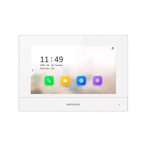Hikvision DS-KH6320-WTE1 7" Ağ IP Video Domofon Daxili Monitor — Bakı