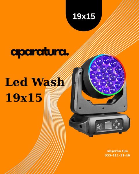 Səhnənizə rəng və enerji qatın LED Wash 19×15 kantlı — 370 ₼ · Bakı · Digər Səhnənizə rəng və enerji qatın LED Wash 19×15 kantlı — Bakı