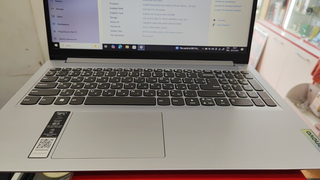 Lenovo noutbuk + aksesuarlar dəsti Texniki göstəricilər: - Prosessor — Lenovo, Gəncə (4)