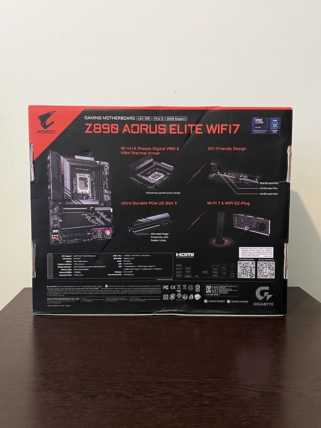 Gıgabyte Z890 aorus Elite WIFI7 — Kompüterlər və noutbuklar, Bakı (3)