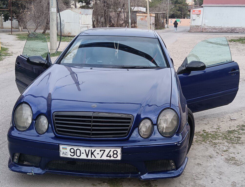 Mercedes CLK 200, 2.0 L, 1999 il, 320 000 km 90-VK-748 — Avtomobillər, Sumqayıt (6)