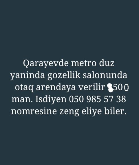 Qarayevdə, metroya birbaşa yaxın ərazidə yerləşən gözəllik salonunda — Bakı