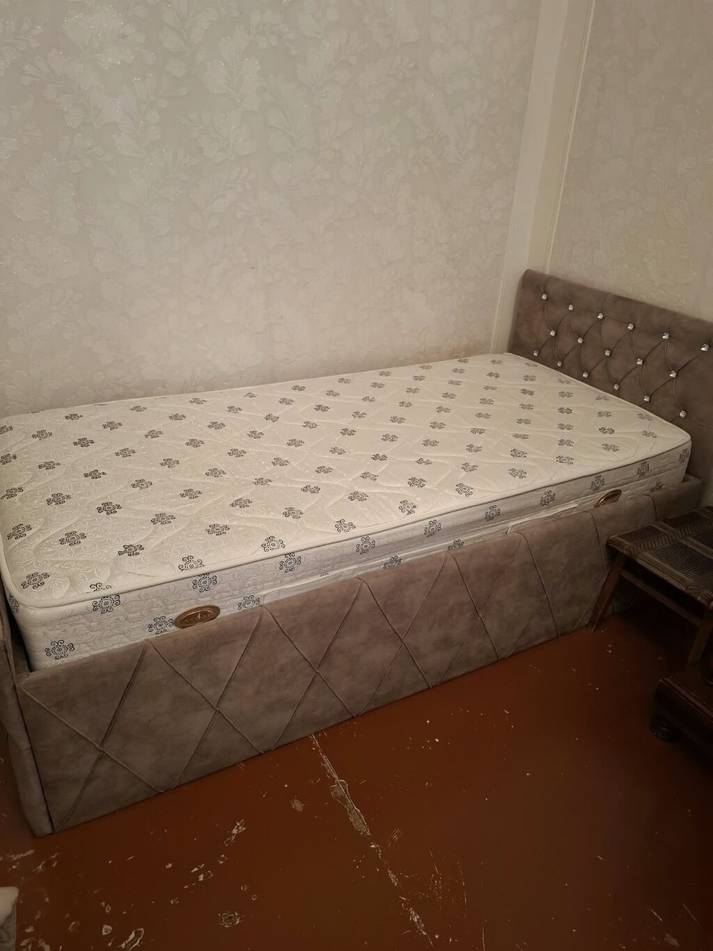 2 eded bazali matrasli ela veziyyetde çarpayi .Sifarişlə hazirlanib — Yataqlar, Bakı (5)