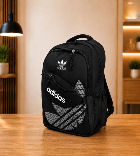 Məktəb çantası U983, poliester, qara, 30x18 sm — Bakı