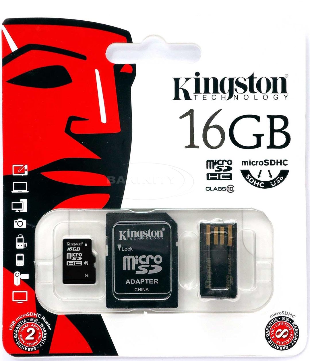 Yaddaş kartı Kingston MBLY10G2/16GB — Yaddaş kartları, Bakı (2)