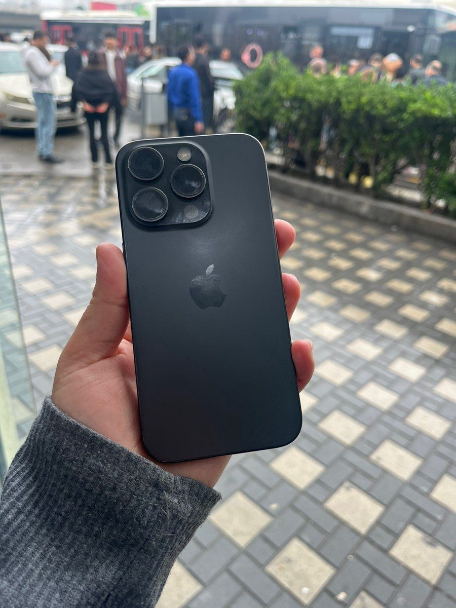 Apple iPhone 15 Pro Black Titanium 256GB/8GB — Smartfonlar, Bakı (2)