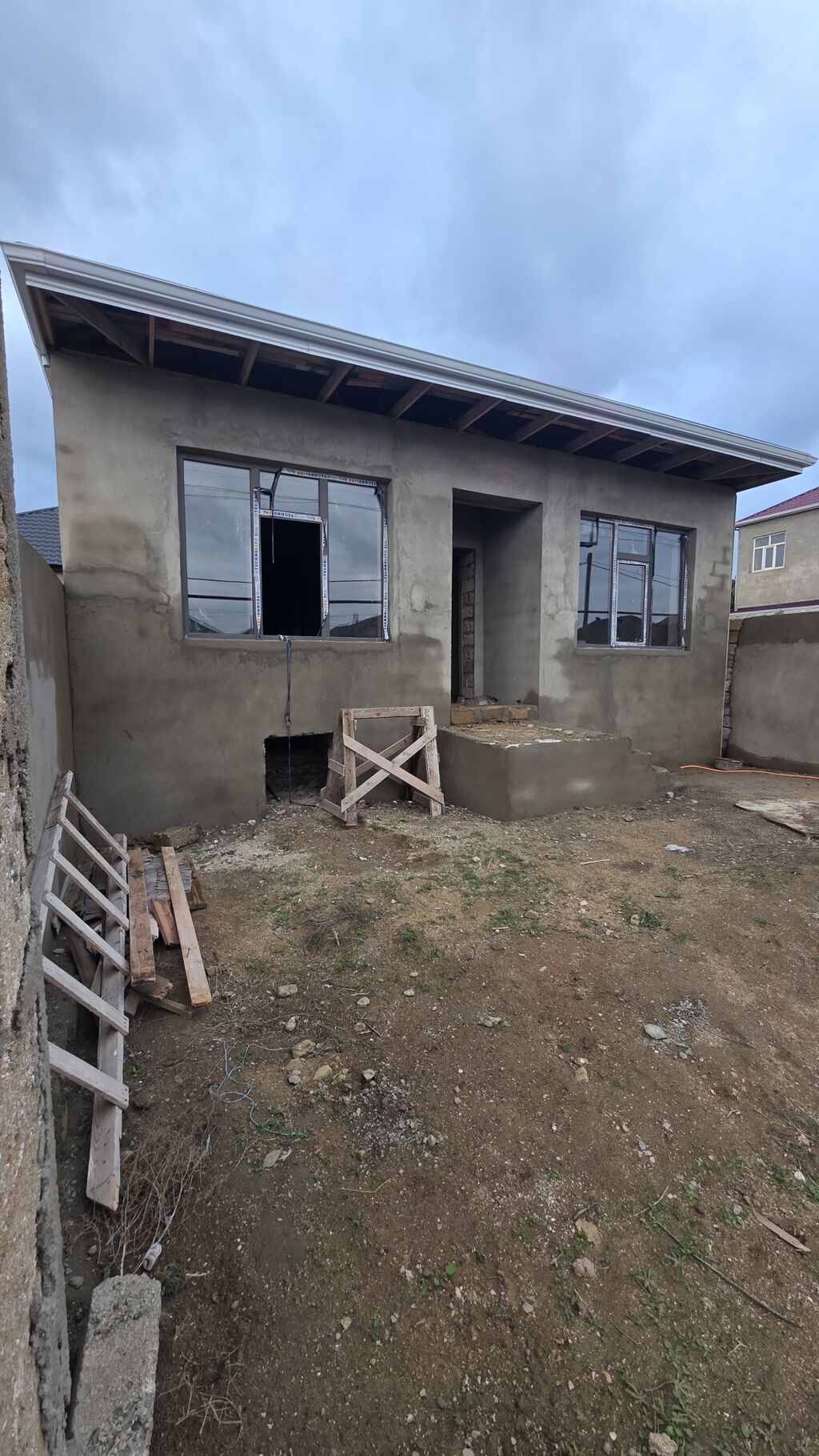 4 otaqlı, 124 kv. m, Kredit yoxdur, Təmirsiz — Ev, villa, Digah (2)