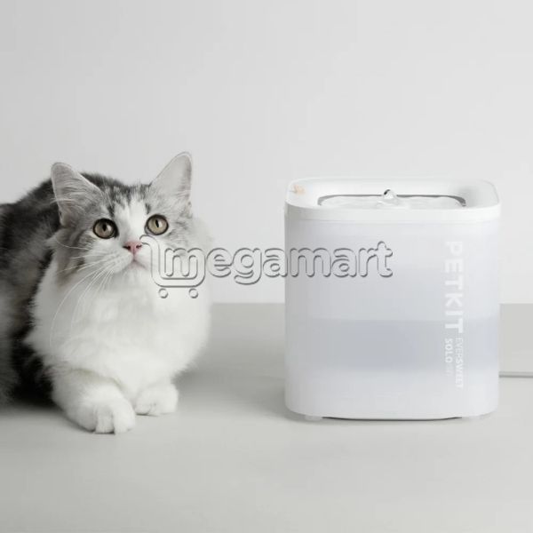 Su fontanı Petkit Eversweet Solo SE tünd boz rəngdə (P4103S) — Heyvan malları, Bakı (2)