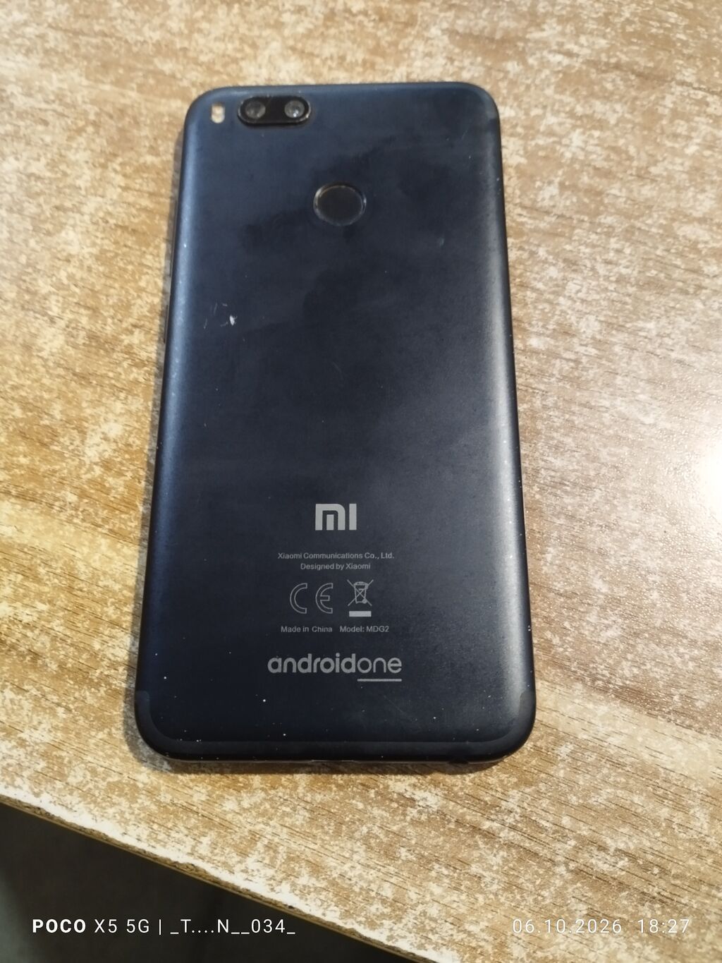 Xiaomi Mi A1, 64 GB, rəng - Qara, Barmaq izi — Xiaomi, Göytəpə