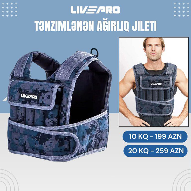 Ağırlıq jiletləri "Weight Vest" — İdman, hobi, istirahət, Bakı (4)