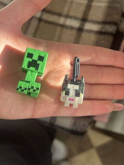 Minecraft temalı minifiqur dəsti - Dəst: 2 ədəd kiçik plastik fiqur — Bakı