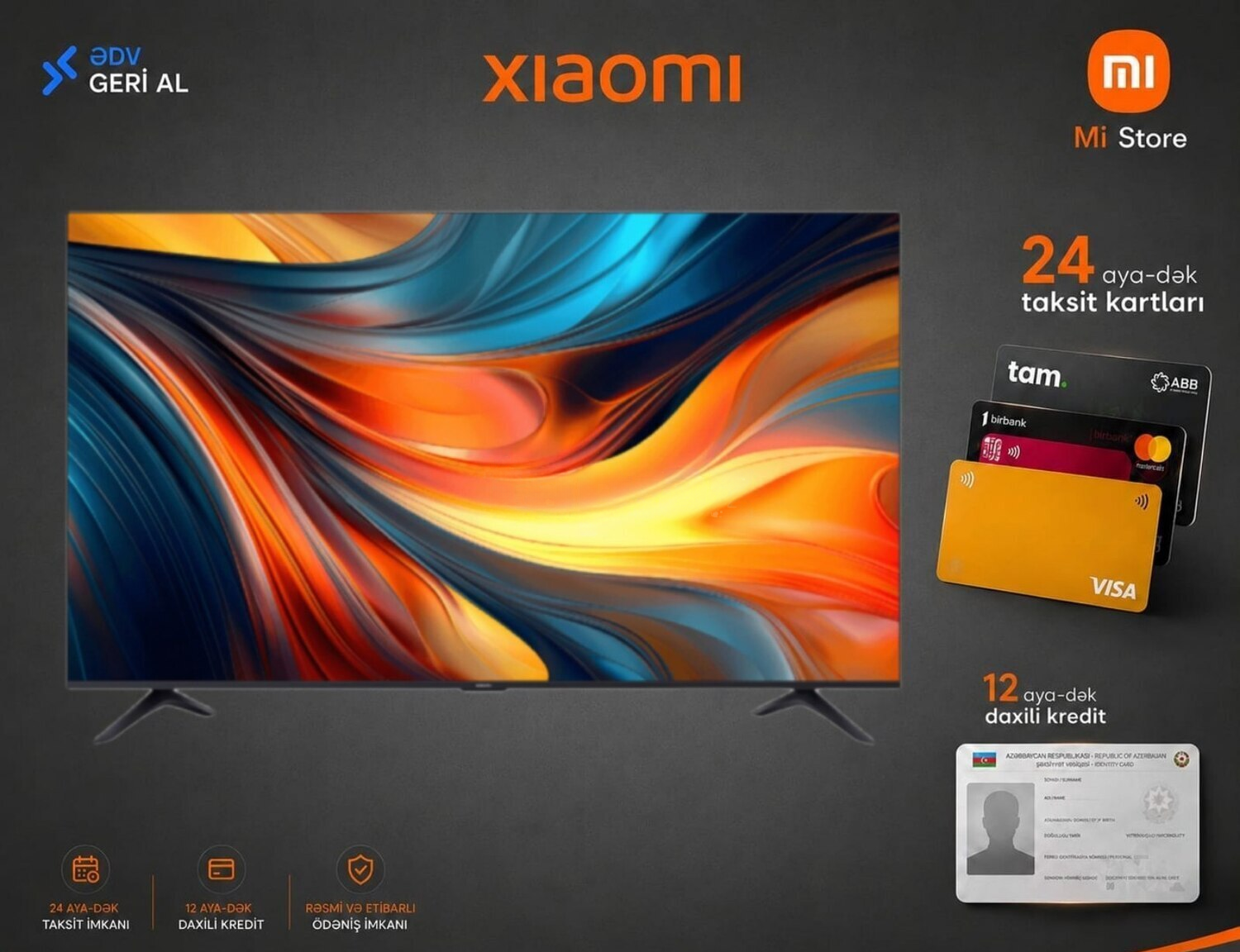 Xiaomi Televizor 55" LED — Bakı