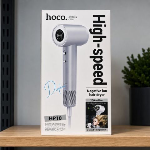 Hoco HP10 Saç Feni 1600W, 110000 RPM Yüksək sürətli, ionlaşdırma — Bakı