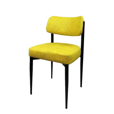 Stul Delgroup Moka Standart, sarı, ağac/dəmir/parça, 46x46x84 sm, 180 kq - Delgroup1175 — Bakı