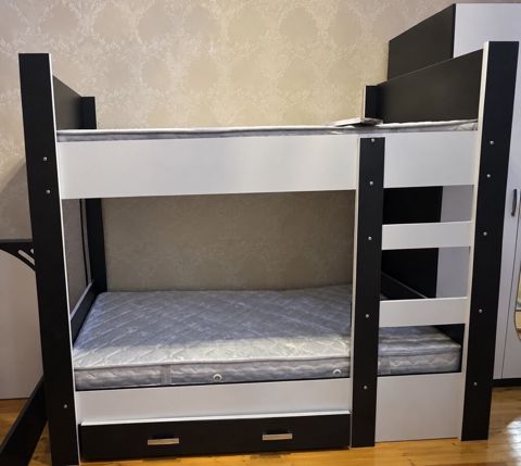 Oğlan və qız üçün, Yeni, Çarpayı, Matras ilə, Siyirməli, Taxta — 230 ₼ · Bakı · Yataqlar Oğlan və qız üçün, Yeni, Çarpayı, Matras ilə, Siyirməli, Taxta — Bakı