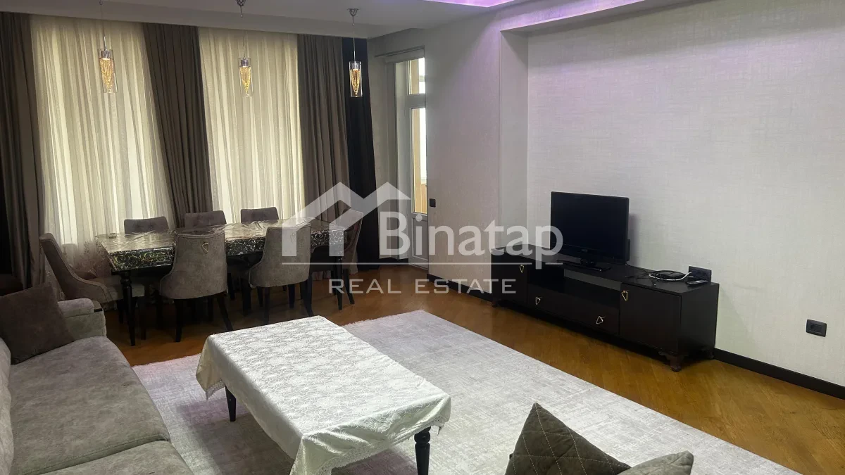 İcarəyə verilir 3 otaqlı yeni tikili 114 m², Qara Qarayev metrosu, Nizami rayonu — Mənzil, Bakı (2)