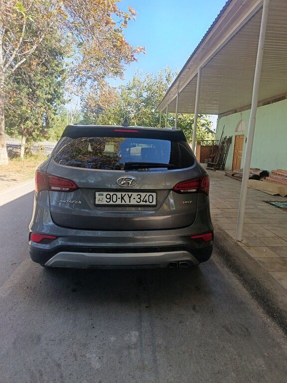 Hyundai Santa Fe, 2.0 L, 2016 il, 128 723 km 90-KY-340 — Avtomobillər, Ağdaş (4)