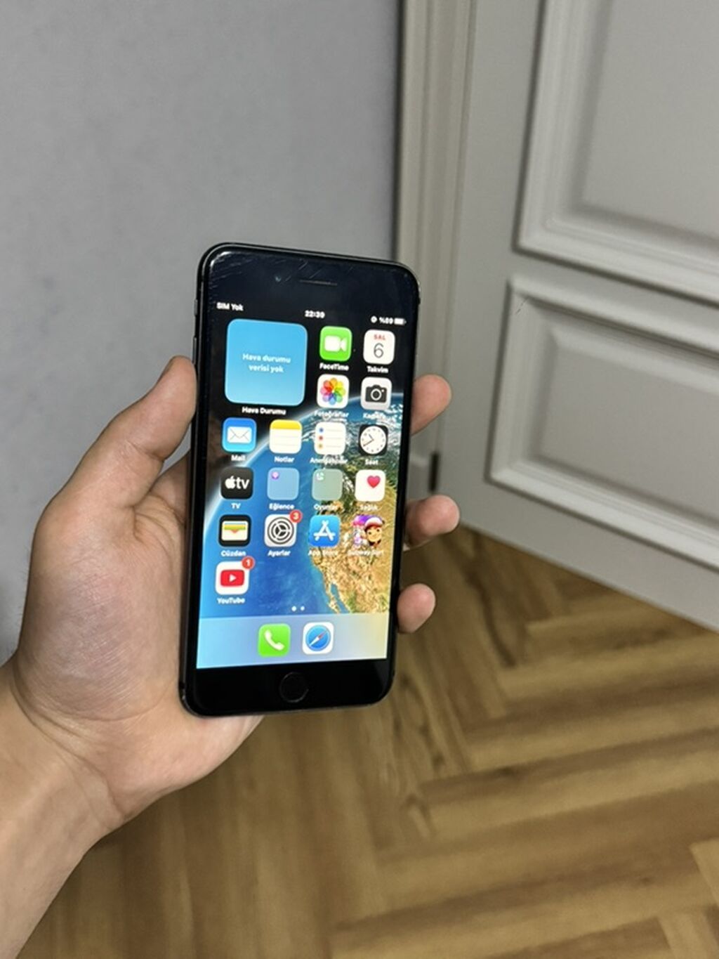 IPhone 8 Plus, 64 GB, Qara, Barmaq izi — Apple iPhone, Bakı (2)