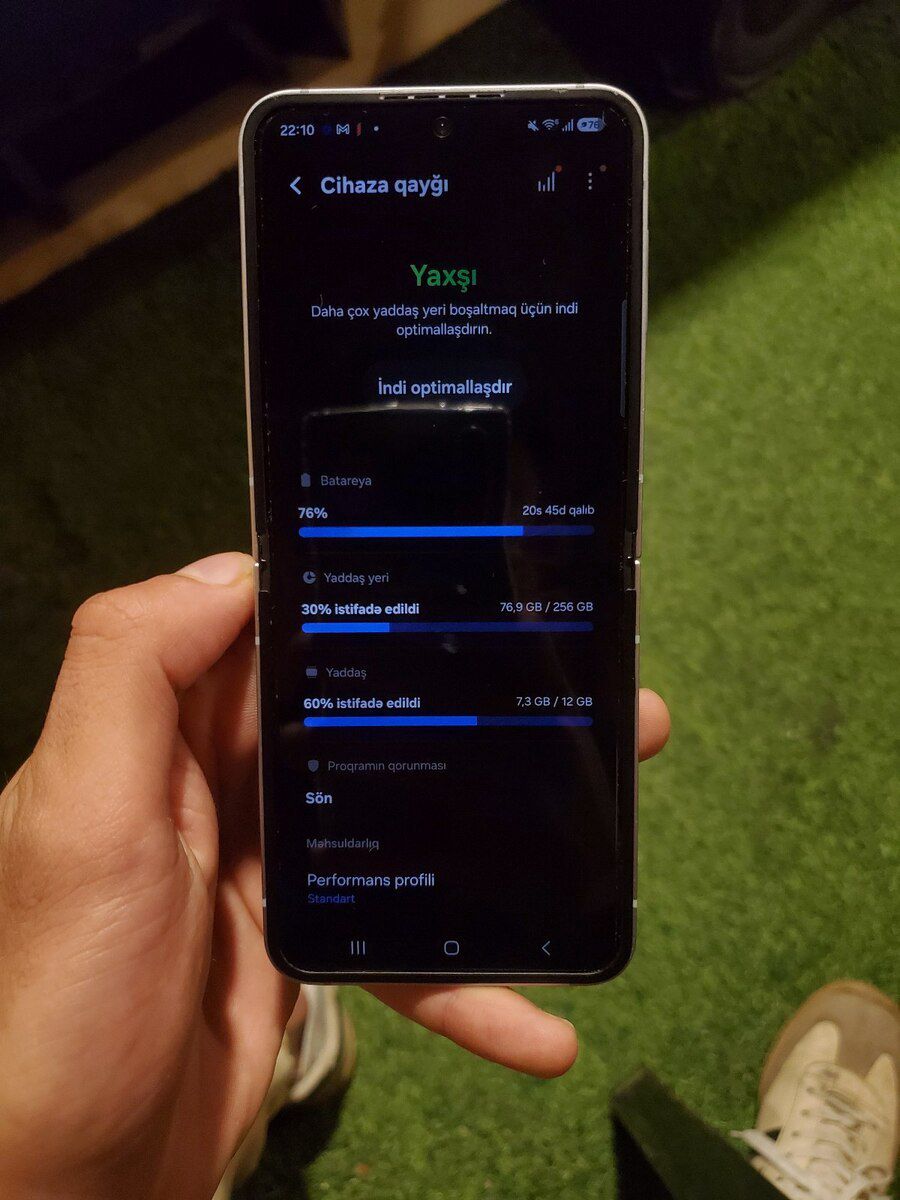 Samsung Galaxy Z Flip 6 Blue 256GB/12GB — Smartfonlar, Bakı (9)