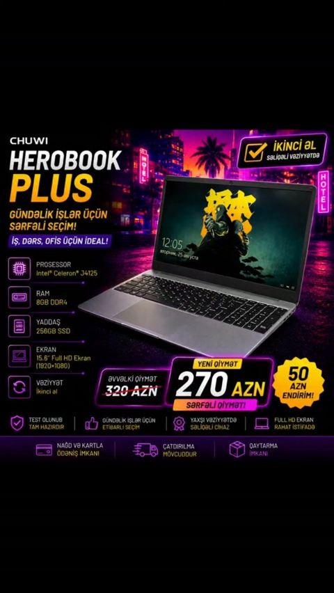 Chuwı Herobook Plus — Bakı