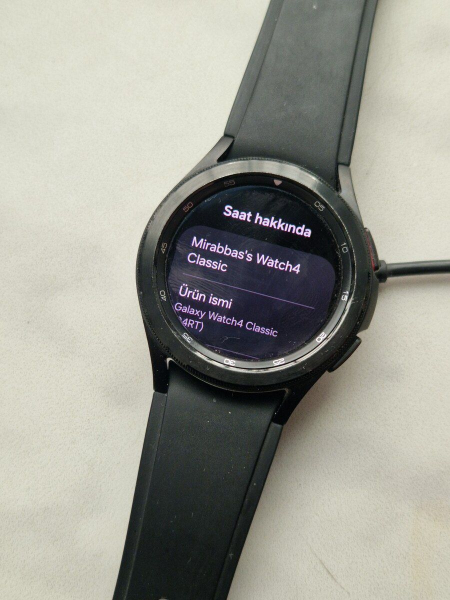 Samsung Galaxy Watch 4 Classic Black 42mm — Ağıllı saatlar və biləkliklər, Bakı (5)