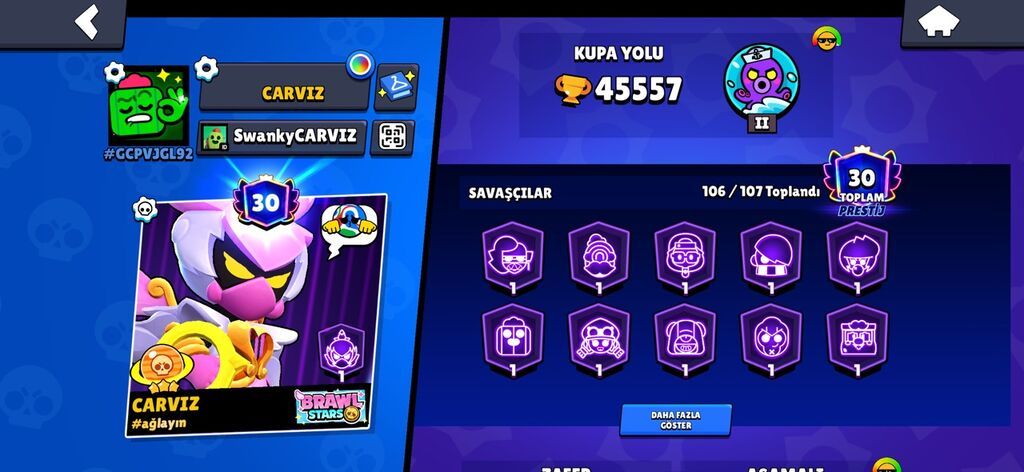 Brawl Stars oyun hesabı – yüksək səviyyəli və zəngin kontentli - Kupa — Şəxsi əşyalar, Masazır (2)