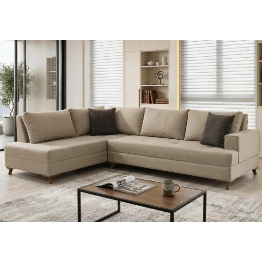 Künc Divan Perla Yumşaq mebel Aqata - SAĞ - 6205 - 06 — Bakı