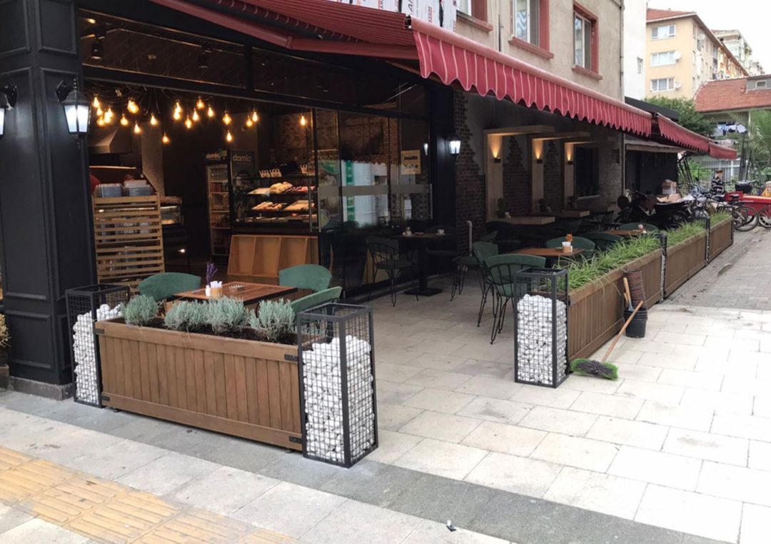 Restoranlar üçün dibçəklər — Bitkilər, Bakı (11)