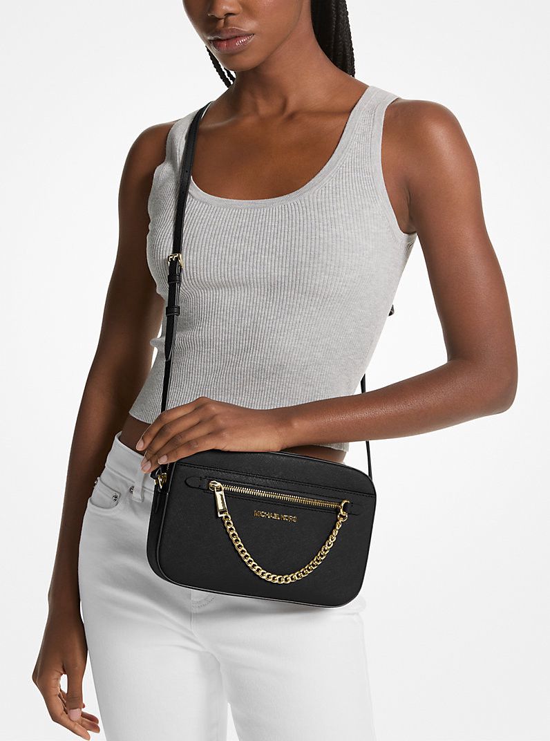 Kross-bodi çanta qadınlar üçün Michael Kors Jet Set, qara — Mallar, Bakı (2)
