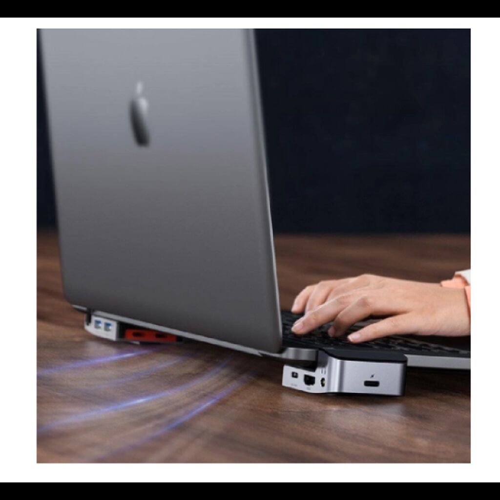 USB HUB Baseus Armor Age Type-C Bracket Multifunctional HUB Adapter — Noutbuk aksesuarları, Bakı (2)