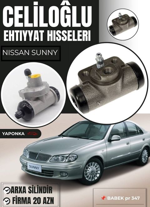 Nissan Sunny Yaponka arxa silindri — Bakı