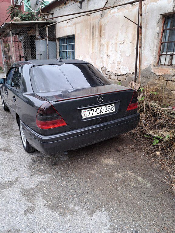 Mercedes C 180, 1.8 L, 1995 il, 186 180 km 77-CK-396 — Avtomobillər, Bakı (2)