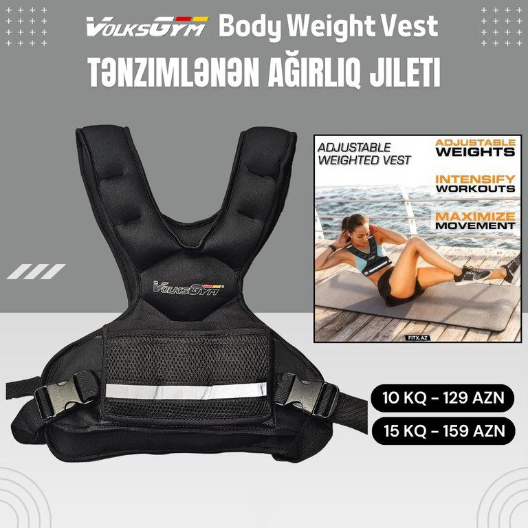 Ağırlıq jiletləri "Weight Vest" — İdman, hobi, istirahət, Bakı (2)