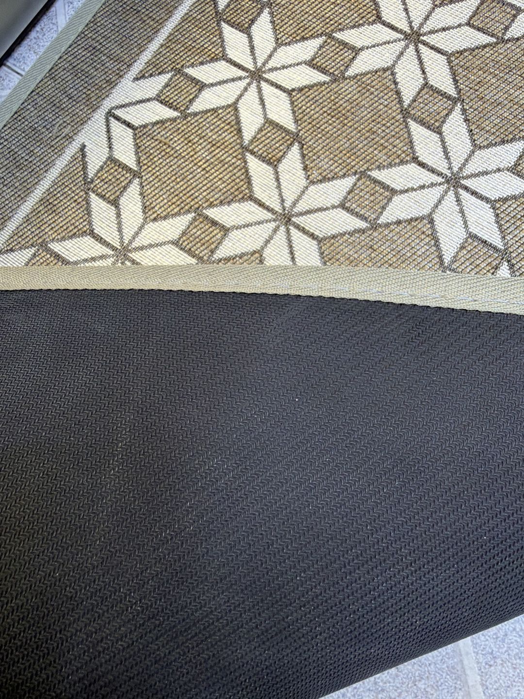Qapı qabağı xalça Eviçi, HR-4, 50x80 sm, 80 sm, bej, polyester — Mallar, Bakı (3)