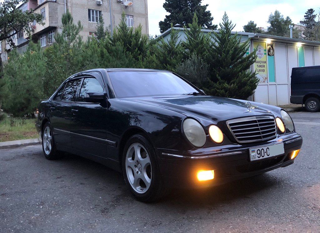 Mercedes E 220, 2.2 L, 1999 il, 347 000 km — Avtomobillər, Bakı (10)