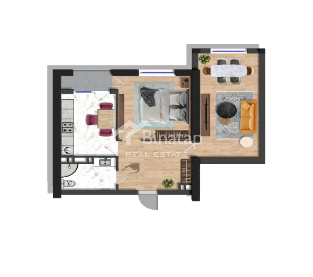 Satılır 2 otaqlı yeni tikili 75.2 m², Azadlıq Prospekti metrosu, Binəqədi rayonu — Bakı