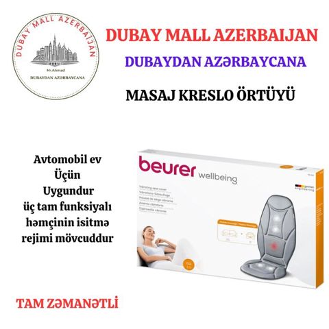 "Beurer" kreslo masaj örtüyü — 90 ₼ · Bakı · Gözəllik və səhiyyə "Beurer" kreslo masaj örtüyü — Bakı