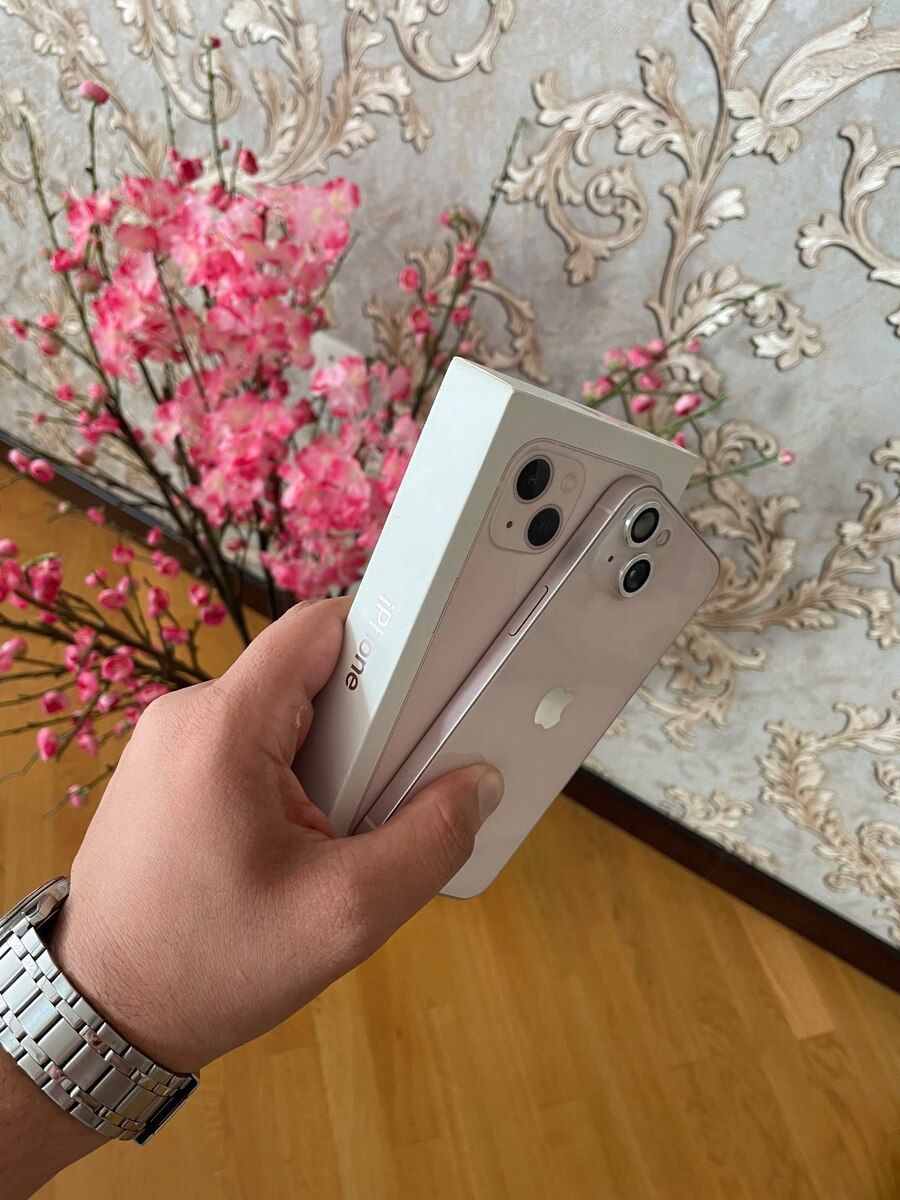 Apple iPhone 13 Pink 128GB/4GB — Smartfonlar, Bakı (3)