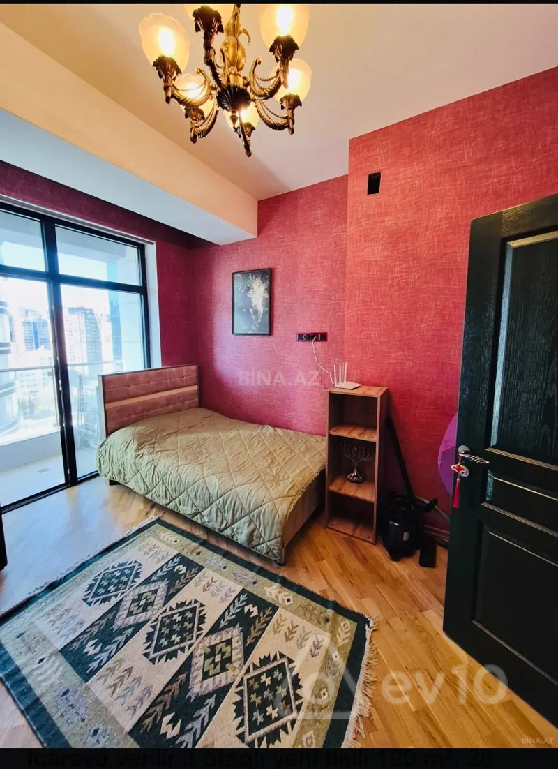 3 otaqlı mənzil, 75 m², Zərifə Əliyevə küç. — kirayə — Mənzil, Bakı (10)