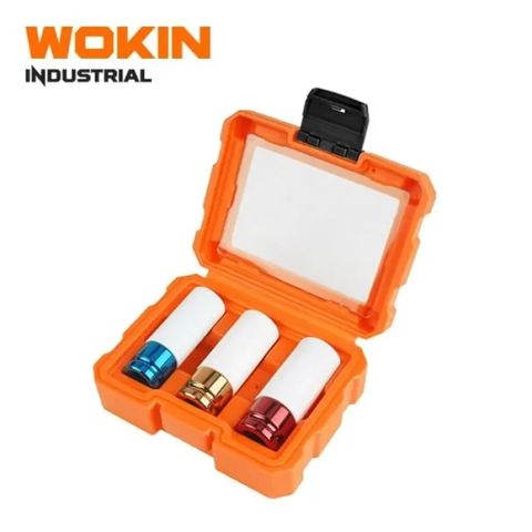 Wokın 3 Hissəli PP Qorumalı Zərbəli Lokma Dəsti (17/19/21 mm) Məhsul — Bakı