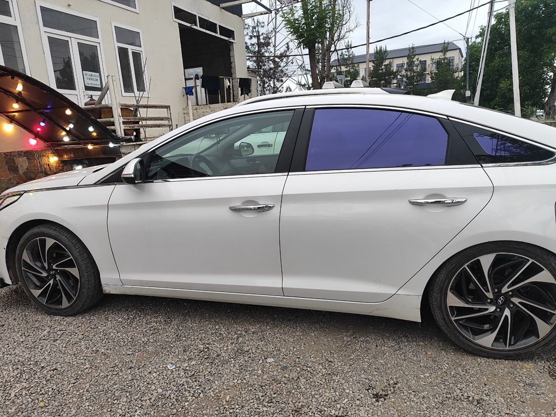 Hyundai Sonata, 2017 il 77-BL-863 — Avtomobillər, Qusar (2)