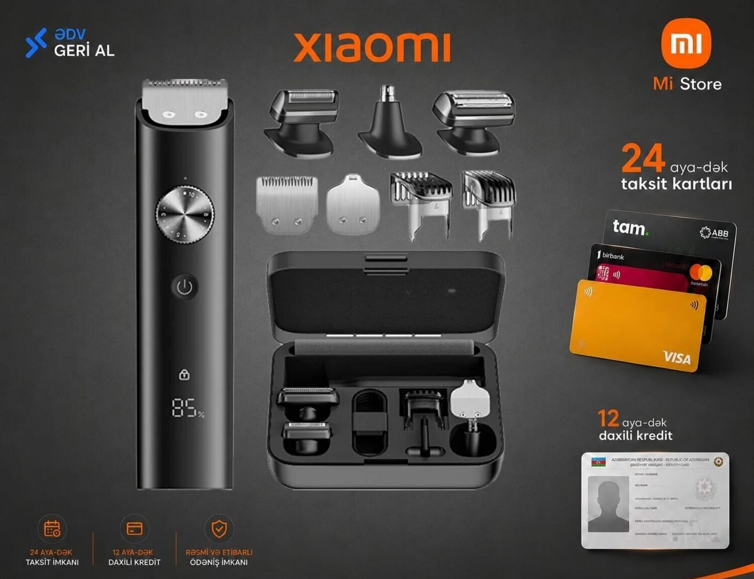 Təraş aparatı Xiaomi Grooming Kit Pro — Üz qayığı, Bakı