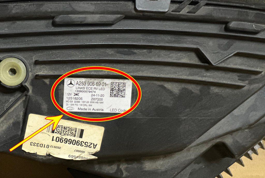 "Mercedes W253 GLC" LED farası — Ehtiyat hissələri və aksesuarlar, Bakı (9)