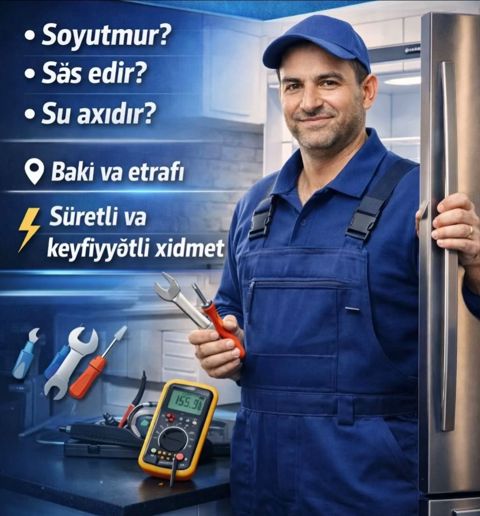 Soyuducu təmiri, Paltaryuyan təmiri — Nuru Huseynov — Bakı