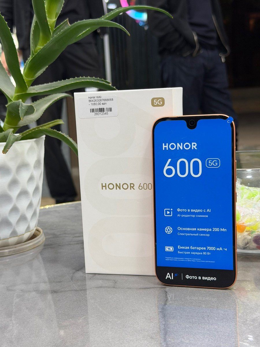 Honor 600 Orange 256GB/8GB — Smartfonlar, Bakı (4)