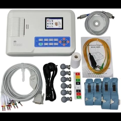 Contec ECG300G – 3 Kanallı Elektrokardioqraf Brend: Contec Model — 1 100 ₼ · Bakı · Tibbi avadanlıqlar Contec ECG300G – 3 Kanallı Elektrokardioqraf Brend: Contec Model — Bakı
