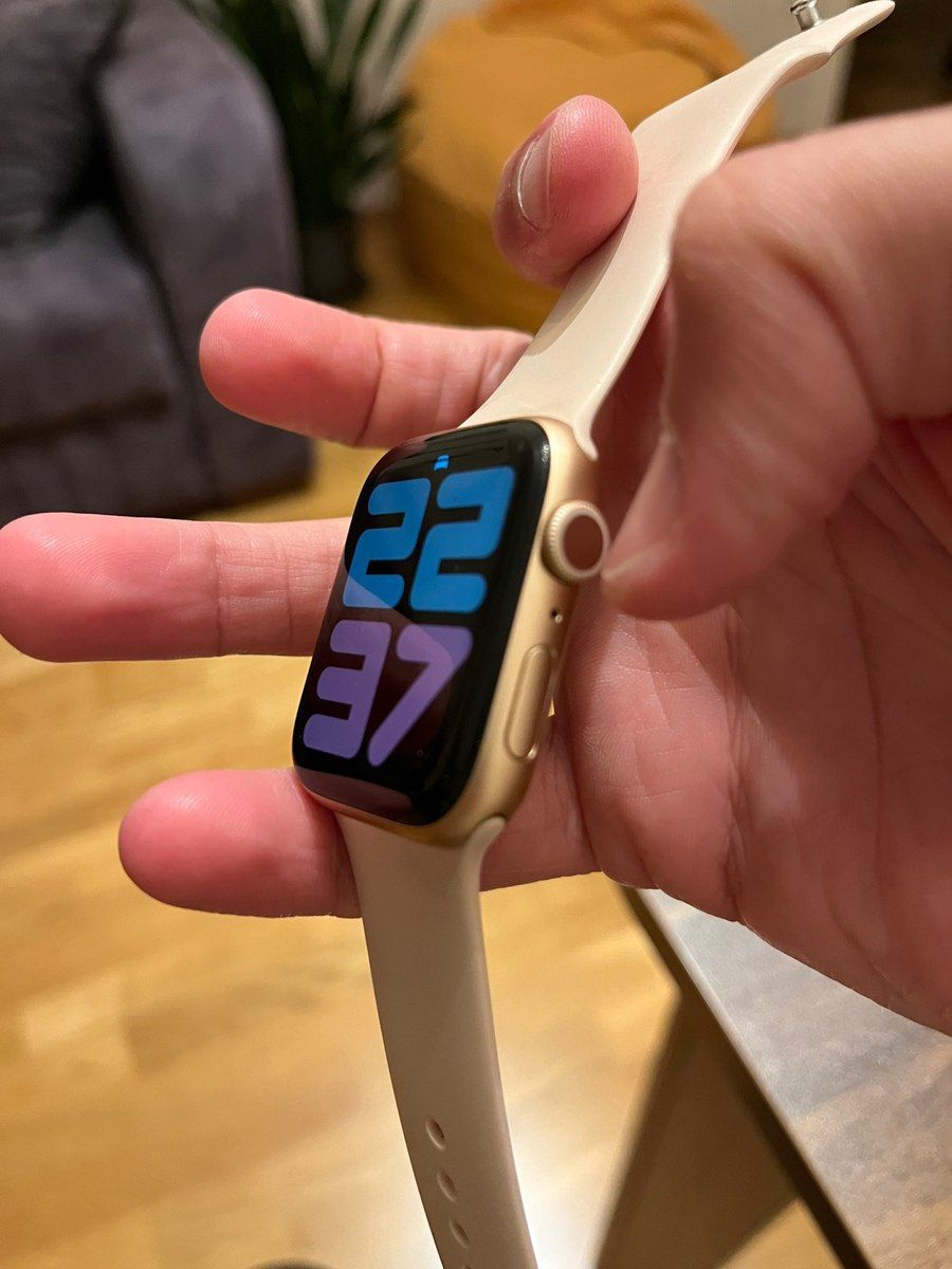 Apple Watch Series 5 Aluminum Gold 44mm — Ağıllı saatlar və biləkliklər, Bakı (2)