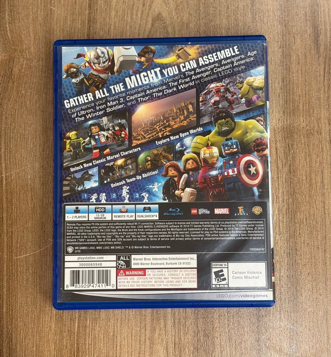 PS4 Lego Marvel Avengers – Original disk — Oyunlar, konsollər və proqramlar, Bakı (2)